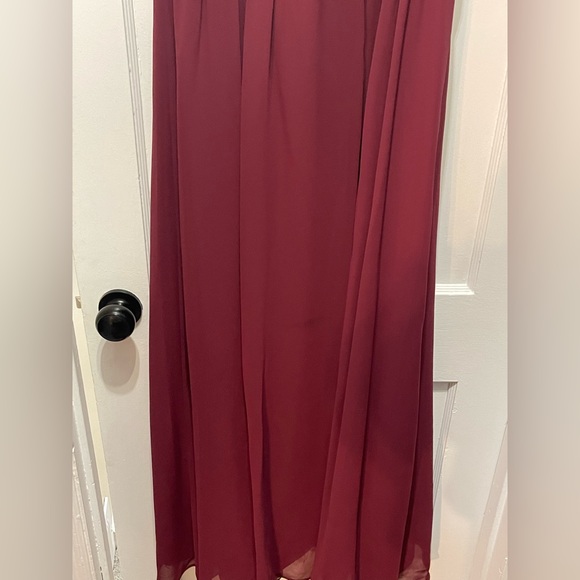 Bill Levkoff Wine Dress - size 10 - Picture 6 of 10